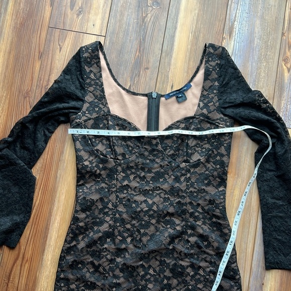 French Connection Thora Lula Long Sleeve Lace Dress Size: M - Picture 7 of 9